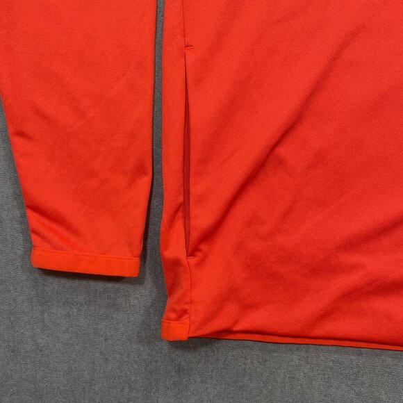 Nike Red Full-Zip Dri-Fit Jacket L Lightweight Polyester Mens Lodi High Teamwear - Picture 8 of 13